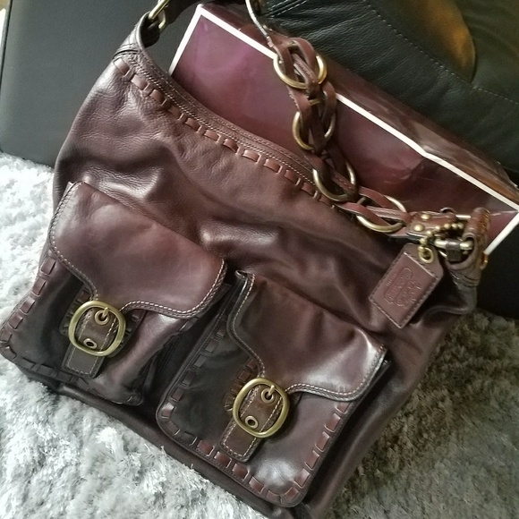 Coach Limited Edition" ELISA" Bleeker XL Leather - Picture 4 of 4